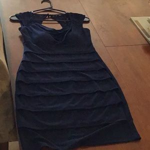 Navy blue dress